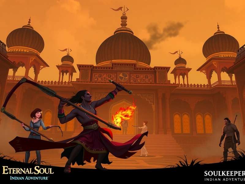 Eternal Soul Indian Adventure Concept Art - Regional Architecture Showcase